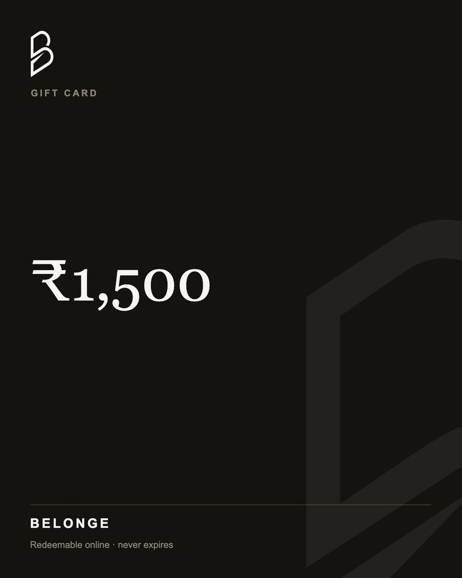 Belonge Gift Card ₹1,500