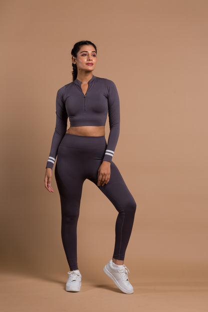 Full Sleeve Top with zip and Pant