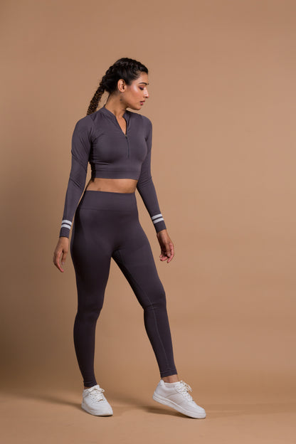 Full Sleeve Top with zip and Pant