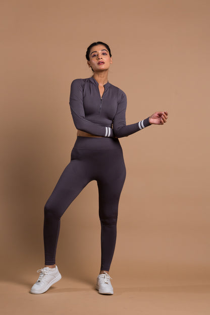 Full Sleeve Top with zip and Pant